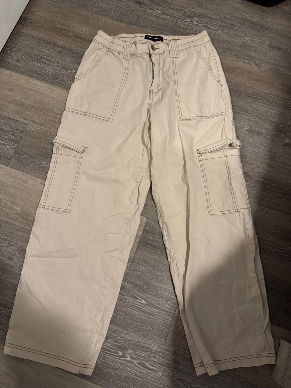 Almost Famous Beige Cargo Pants